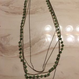 Long layered necklace